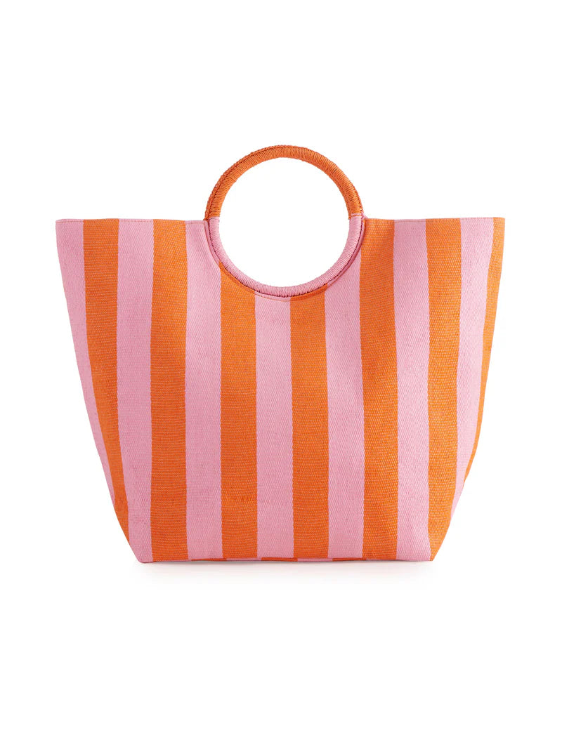 Orange & Pink Mirage Tote Bag