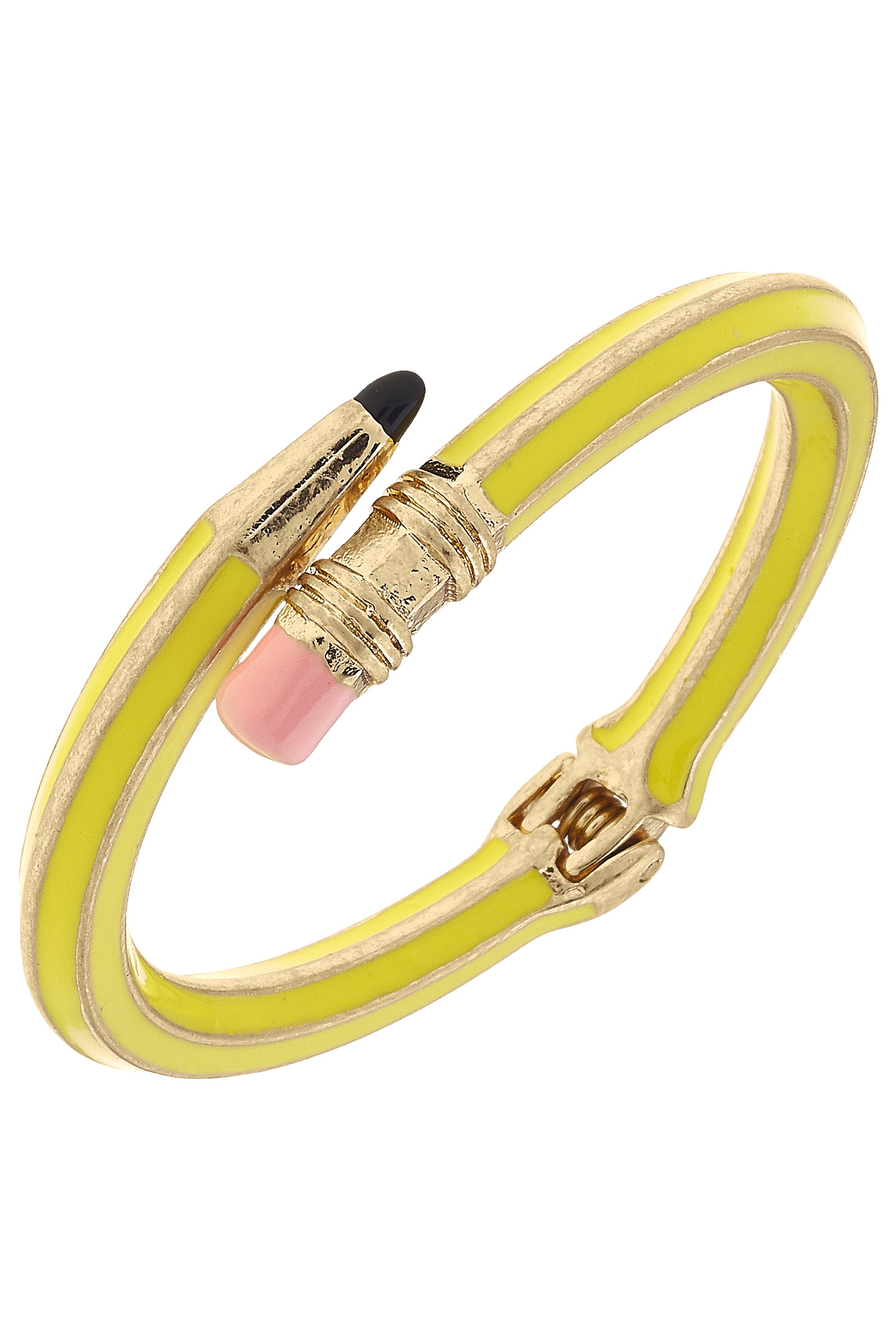 #2 Pencil Enamel Hinge Bracelet