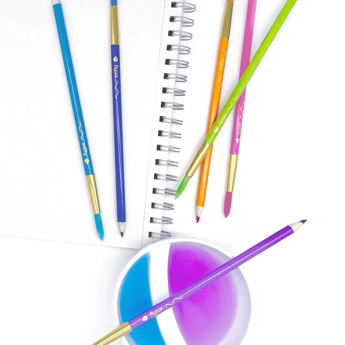Colorbrush Pastel Watercolor Pencil & Paintbrush Set