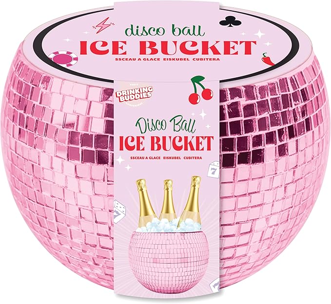 Pink Disco Ball Ice Bucket/Planter