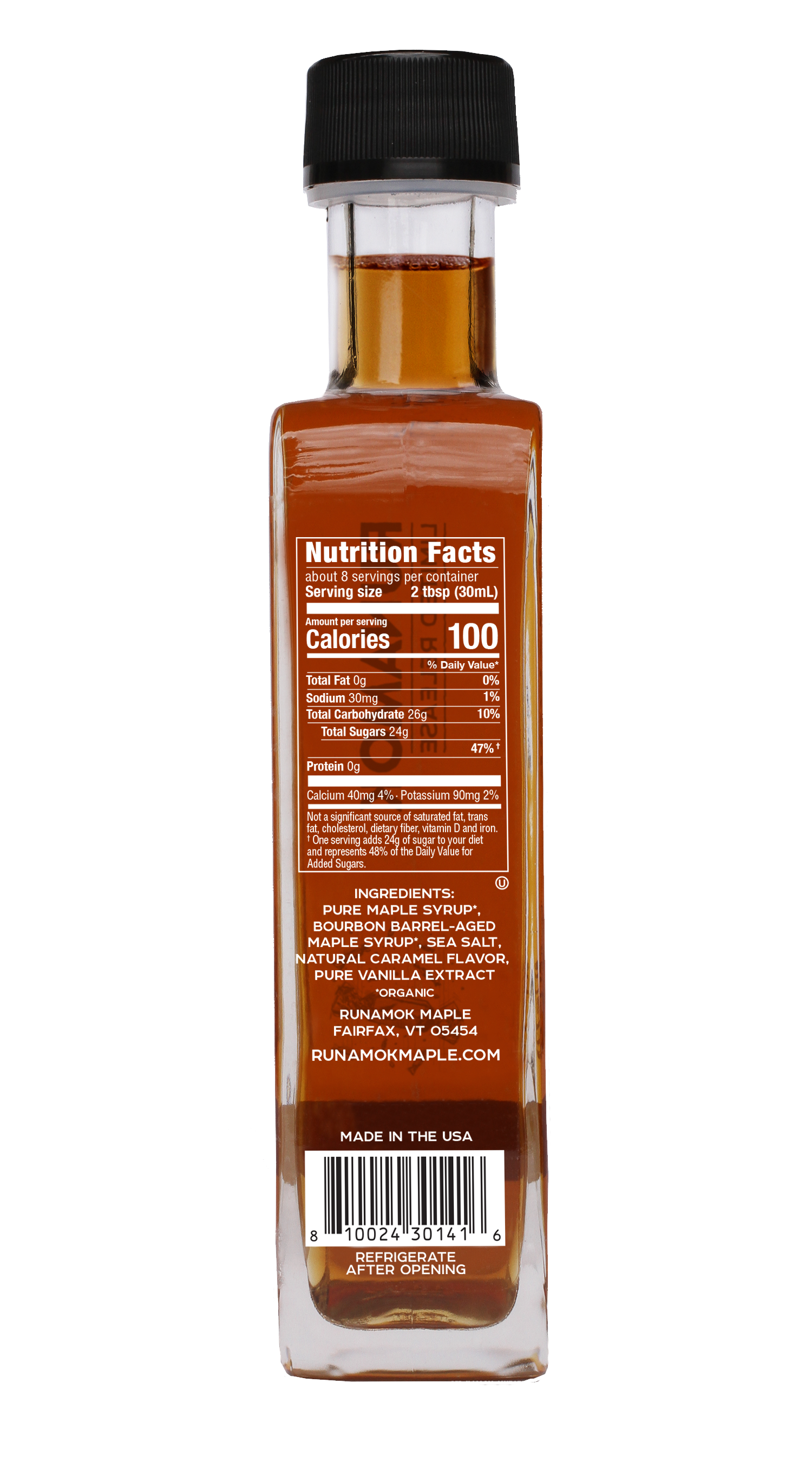 Salted Caramel Infused Maple Syrup (250ml) - LIMITED RELEASE