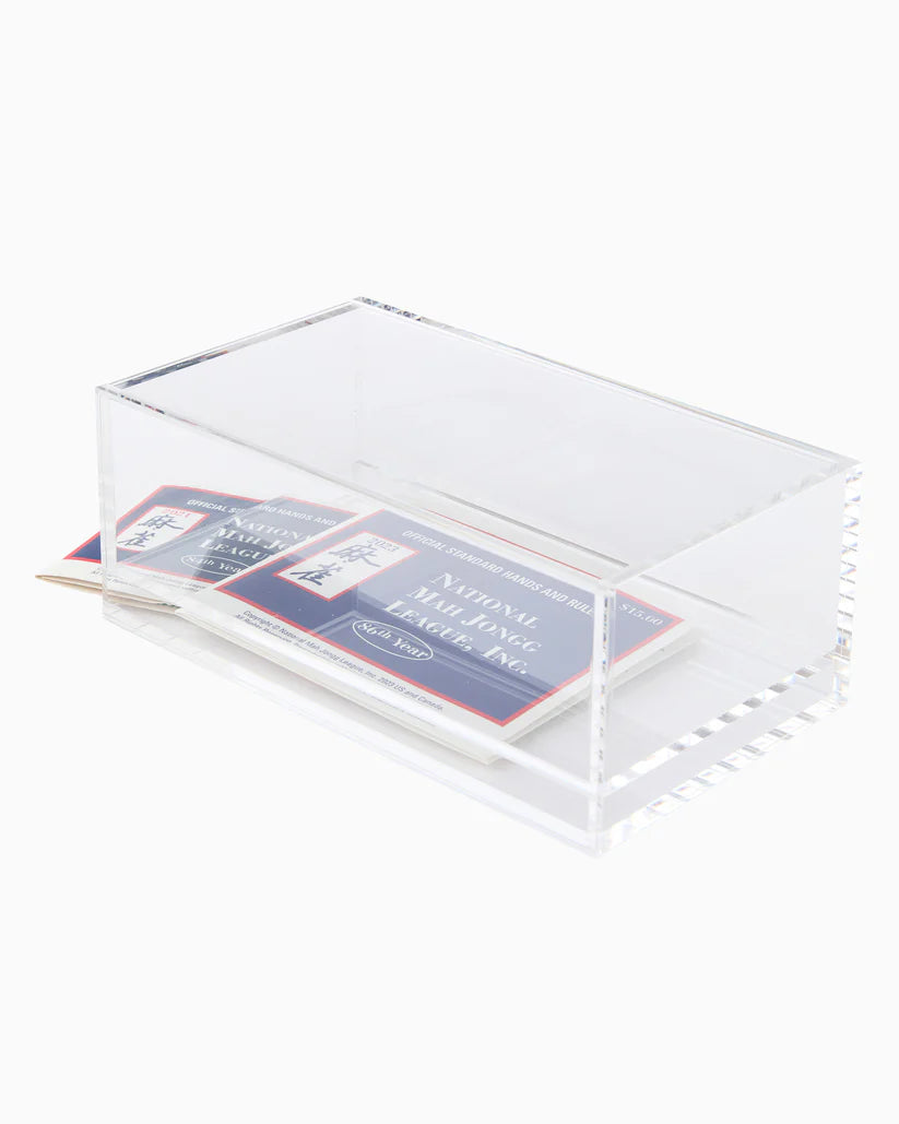Clear Acrylic Mahjong Box