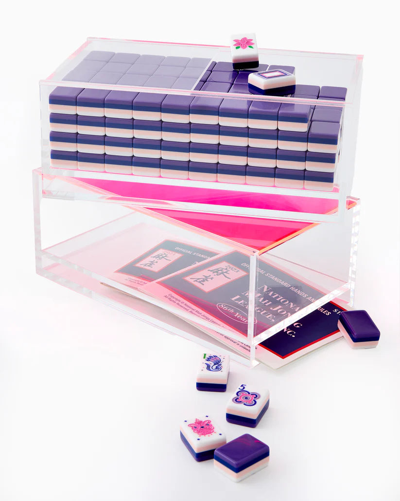 Clear Acrylic Mahjong Box