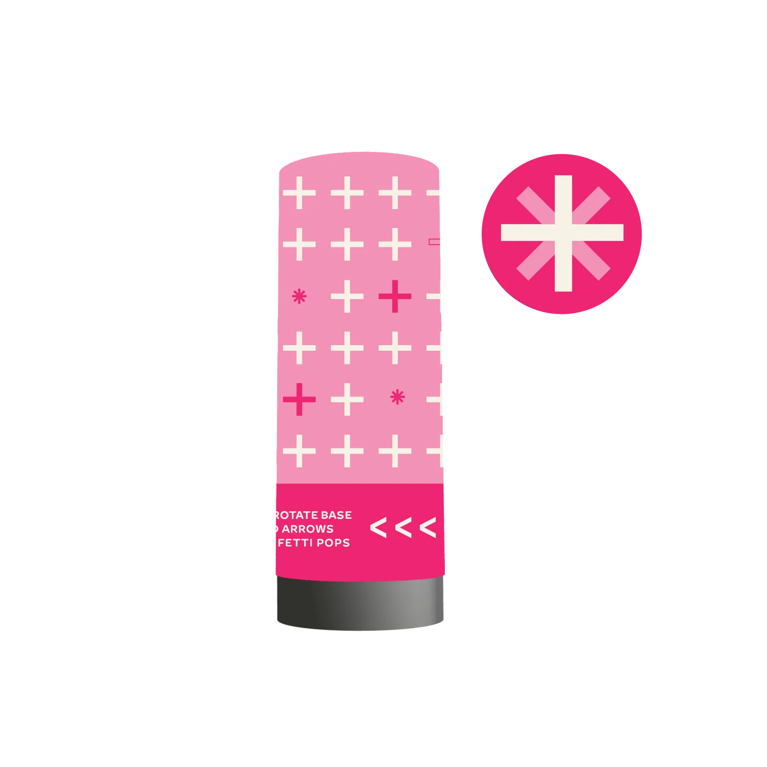 Light Pink & White Confetti Popper