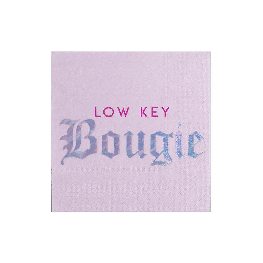 Cocktail Napkins: Low Key Bougie