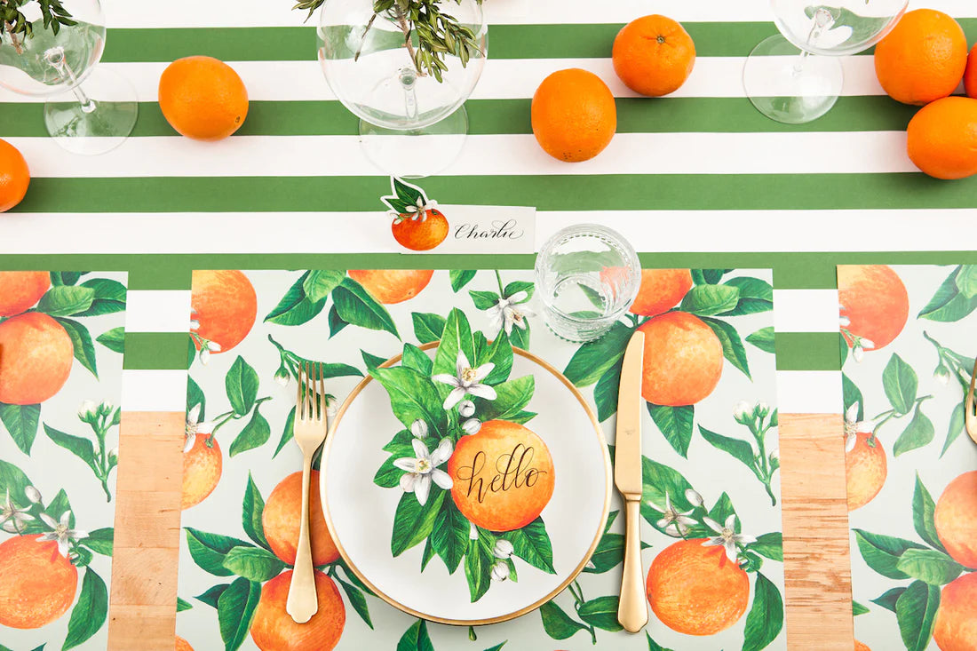 Table Accent: Orange Blossom