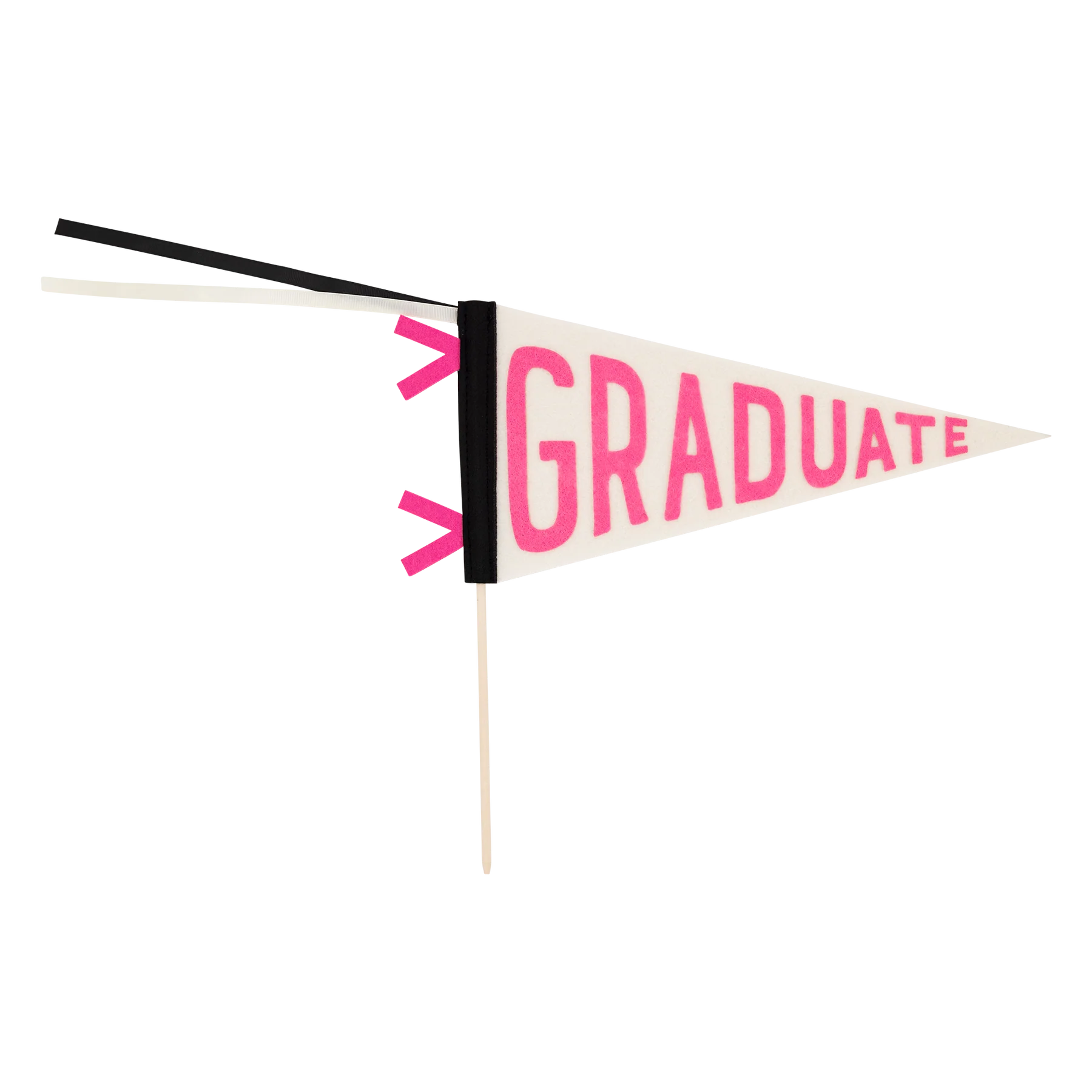Pink Graduate Felt Pennant Banner
