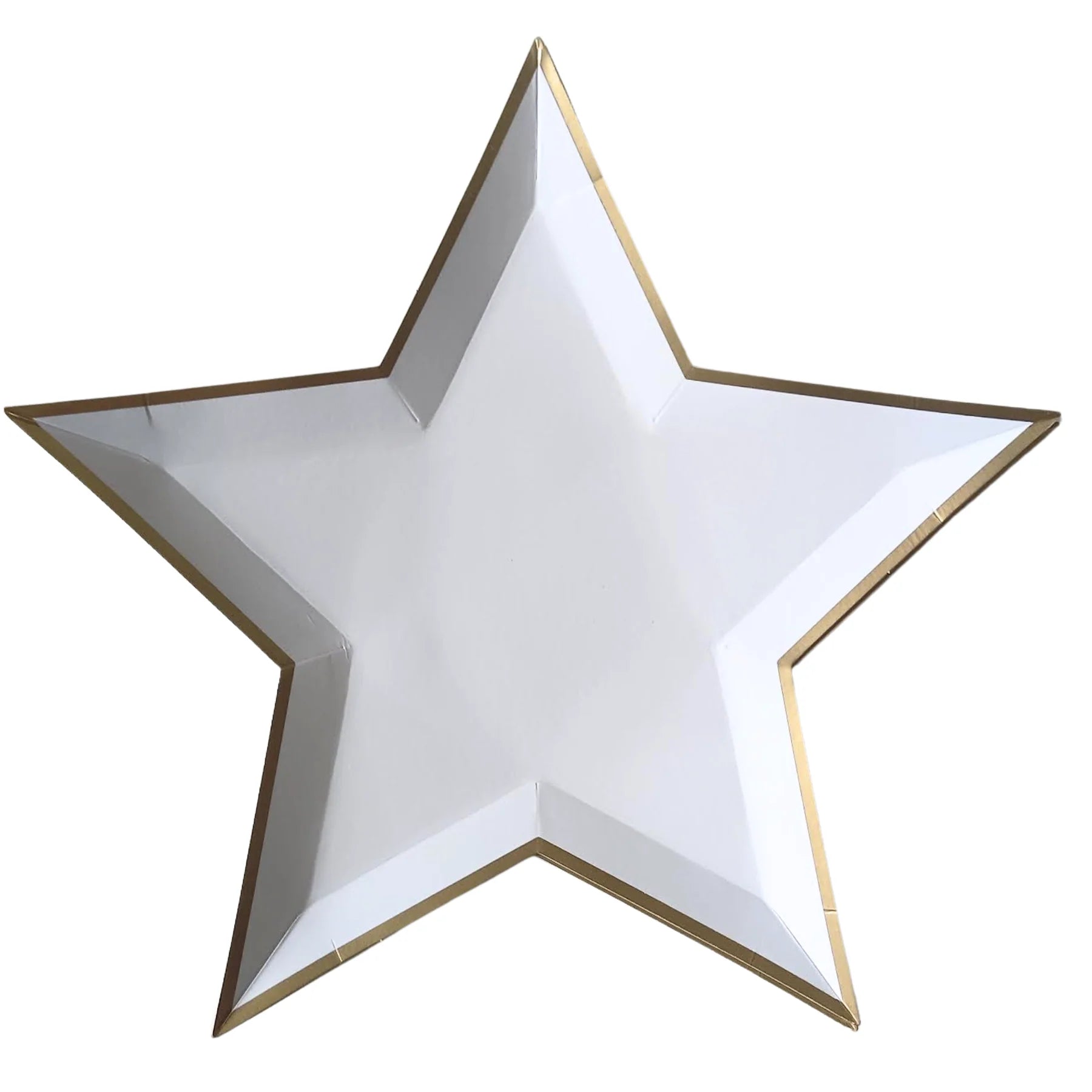 Blanc White Star Shaped Plates