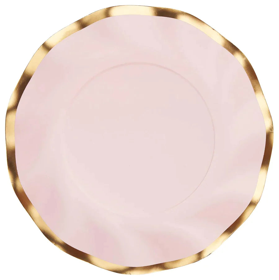Everyday Blush Wavy Salad Plate