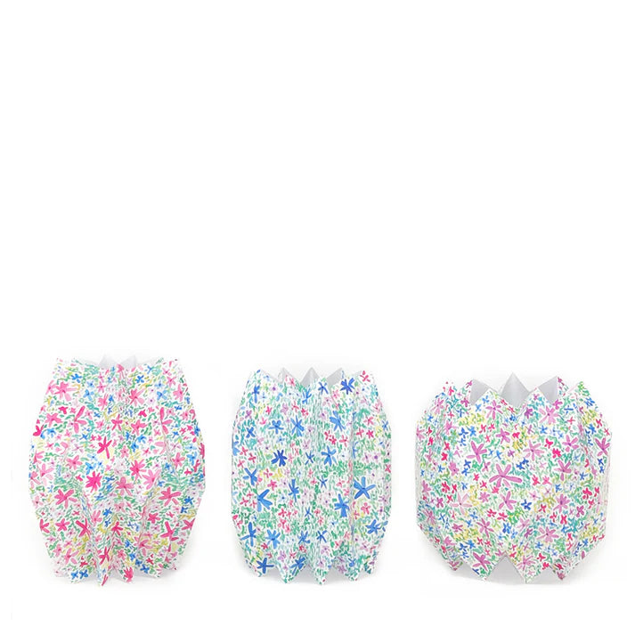 Whimsy Flower Paper Vase Wraps