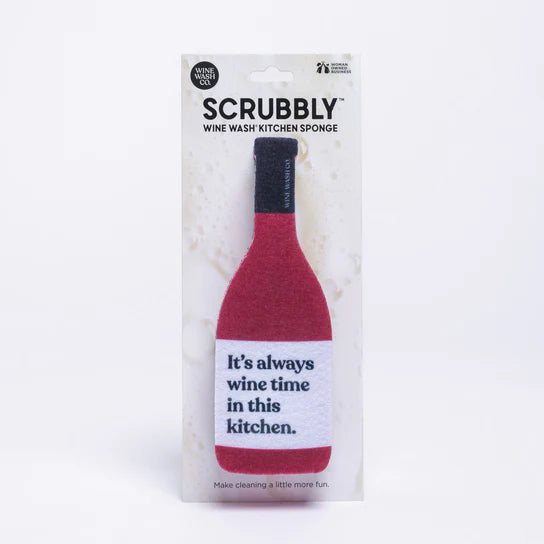 "Wine Time" Scrubbly™ Kitchen Sponge