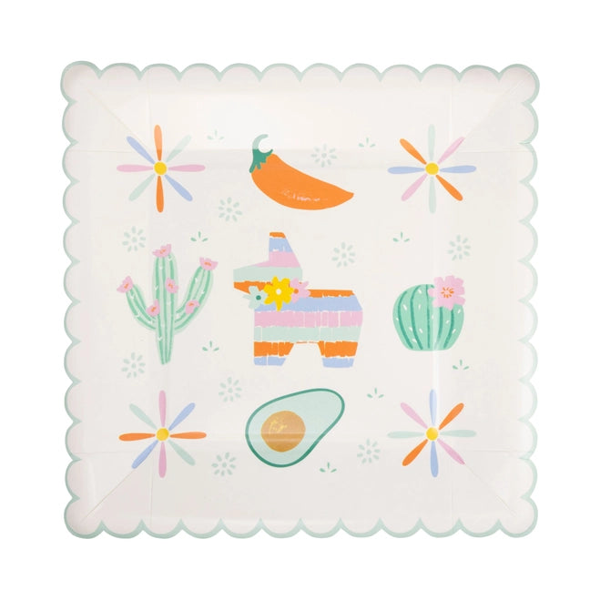 Fiesta Icons Square Scalloped Plate