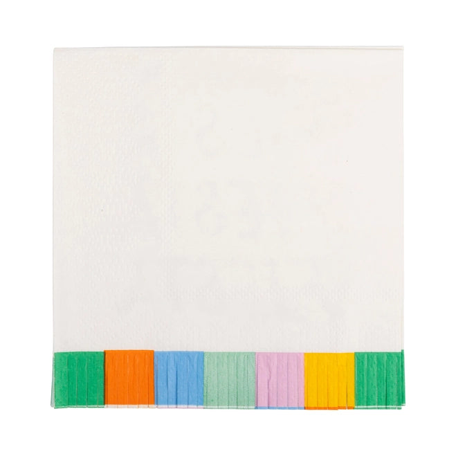 Fiesta Fringed Cocktail Napkins