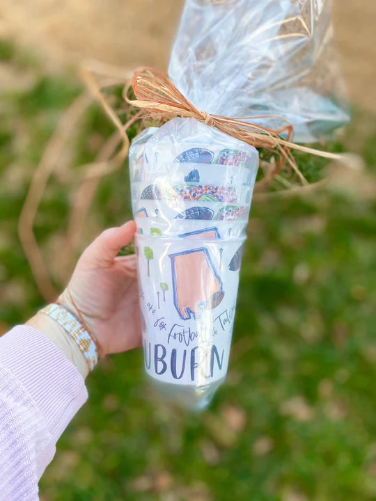 Auburn  Reusable Party Cups (Set of 6)