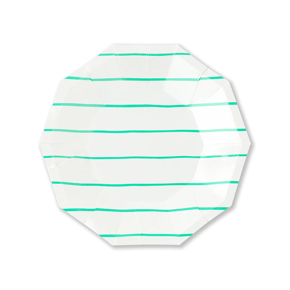 Frenchie Stripe Small Plates: Clover