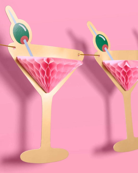 Martini Honeycomb Banner