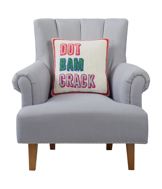 Dot Bam Crack Hook Pillow