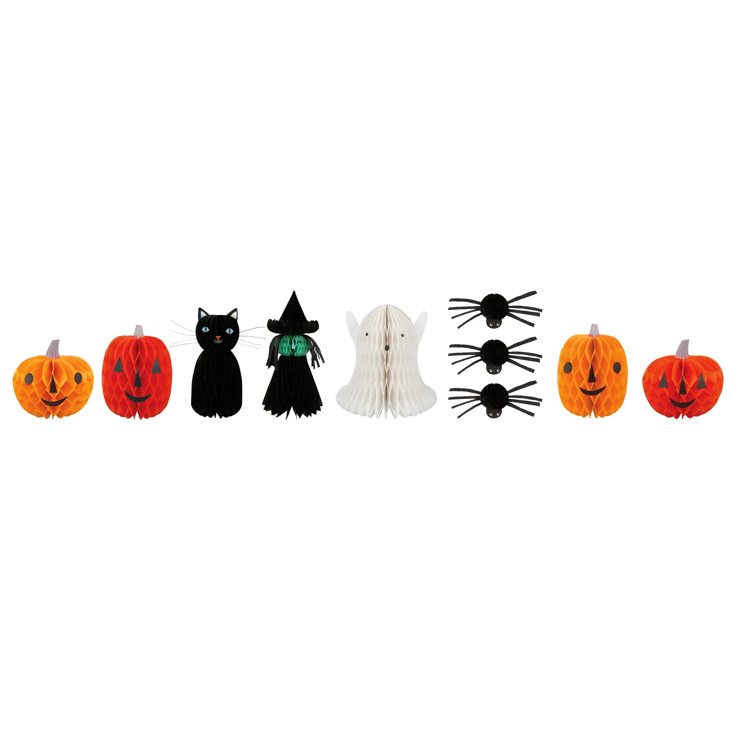 Honeycomb Halloween Character Decorations