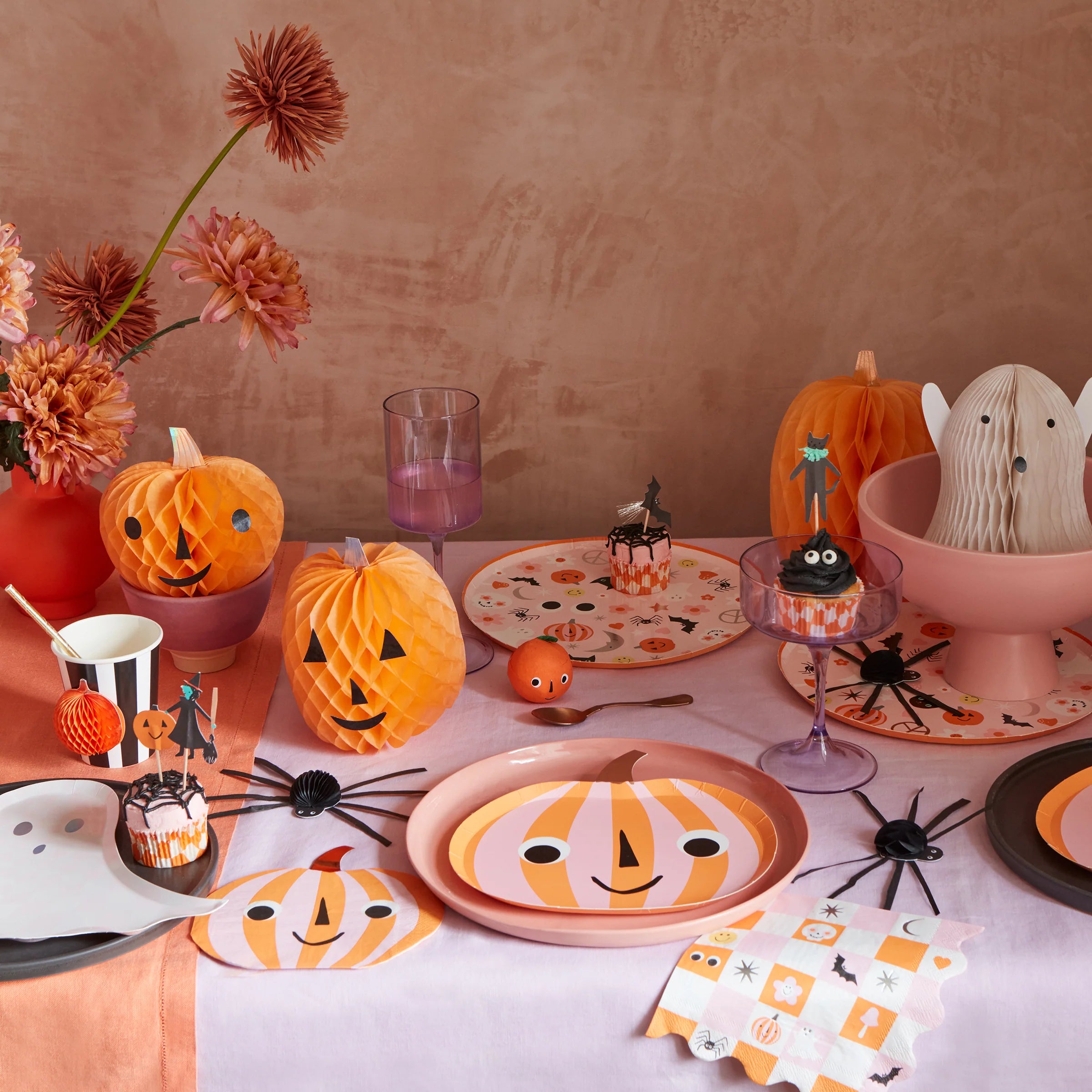 Honeycomb Halloween Character Decorations