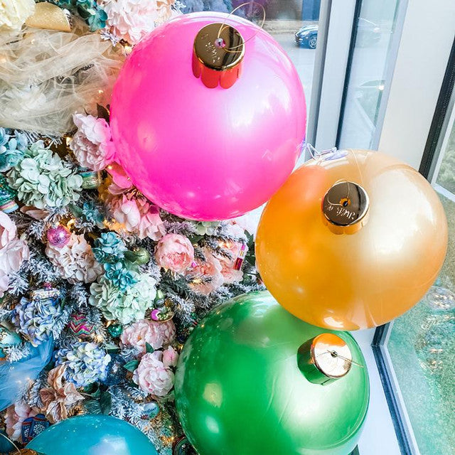 Pink Holiball Inflatable Ornament: Large (30")
