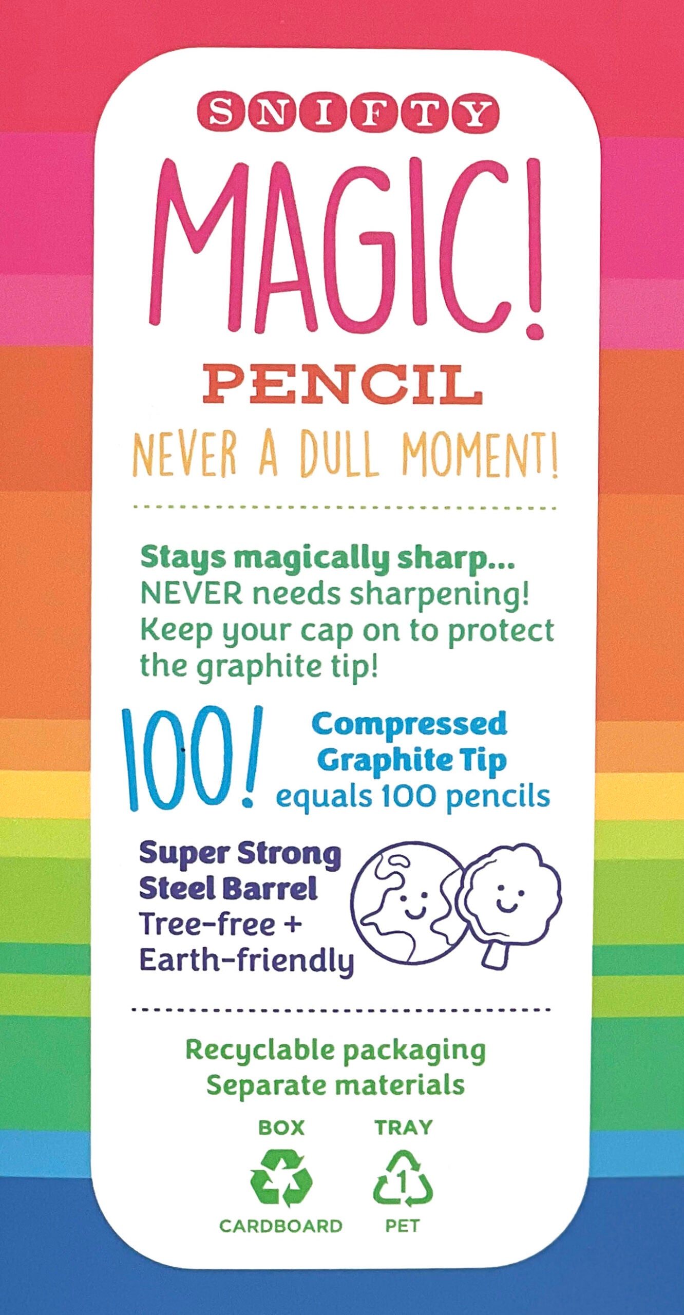 Magic Pencil & Eraser Set: White