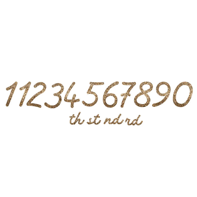 Gold Personalizable Birthday Garland Set