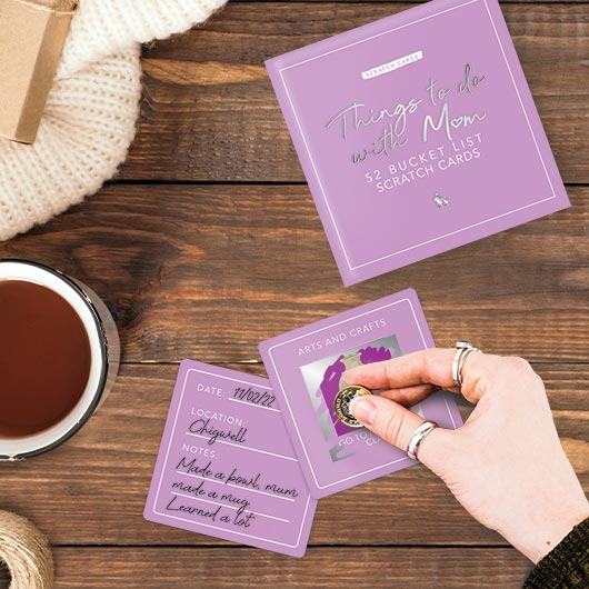 100 Things to do With Mom Scratch Cards
