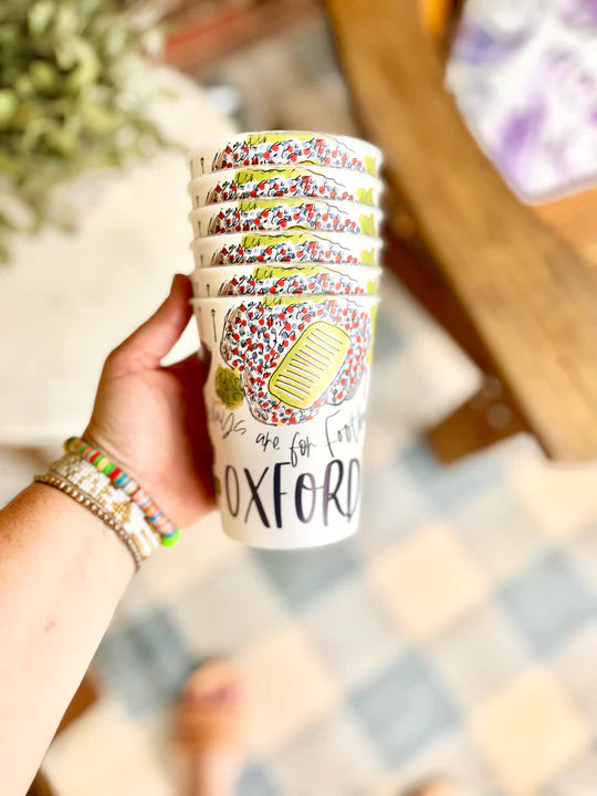 Oxford Game Day Reusable Cups (Set of 6)