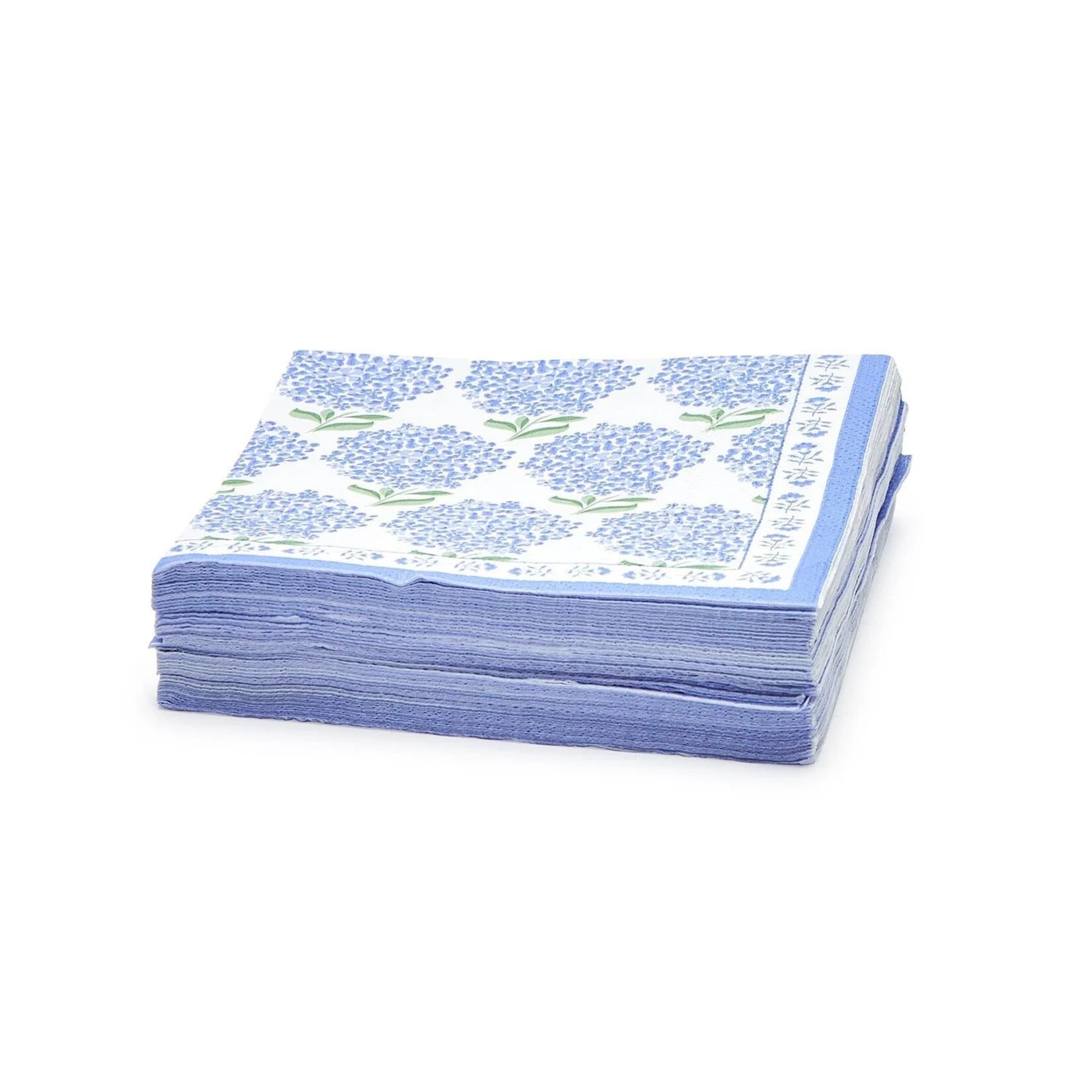 Hydrangea 3-Ply Paper Cocktail Napkins