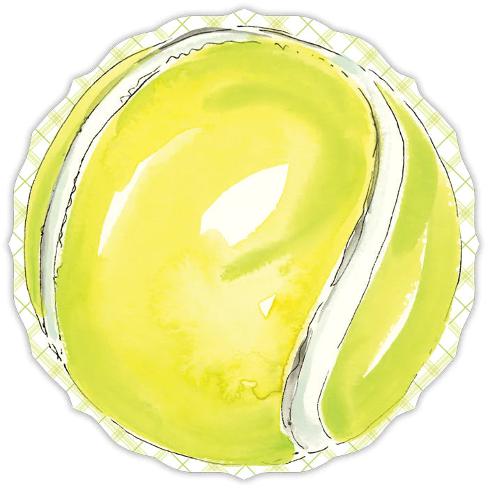 Posh Die-Cut Placemant: Tennis Ball