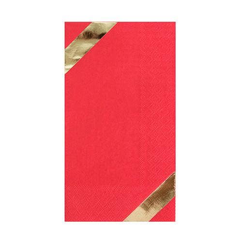 Posh Guest Napkins: Ruby Kiss