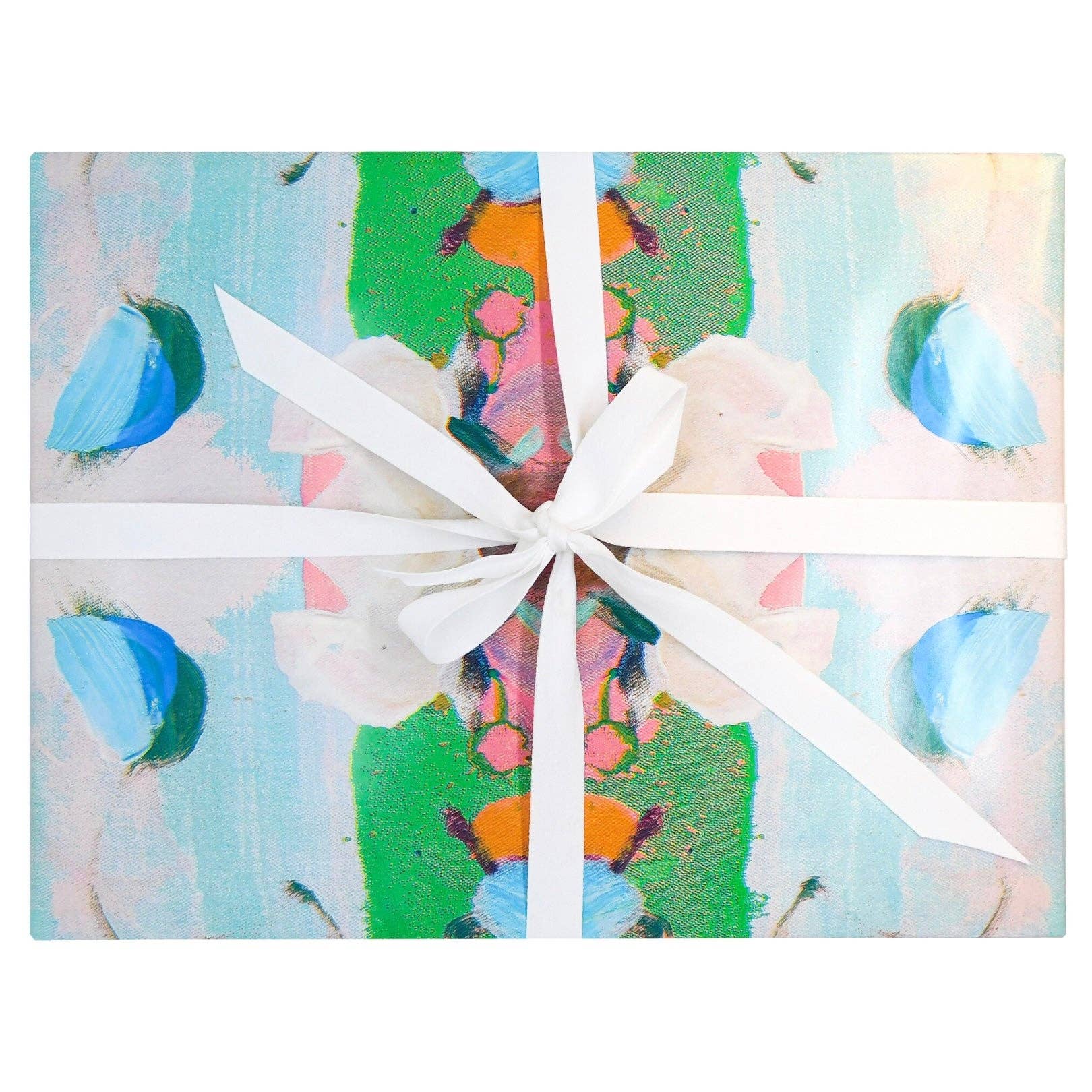 Wrapping Paper: Monet's Garden Green