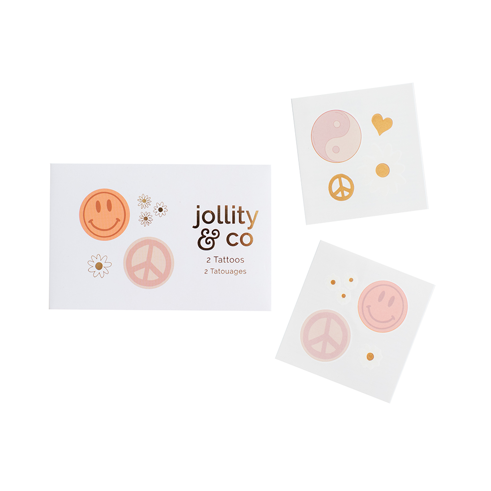Temporary Tattoos: Peace & Love
