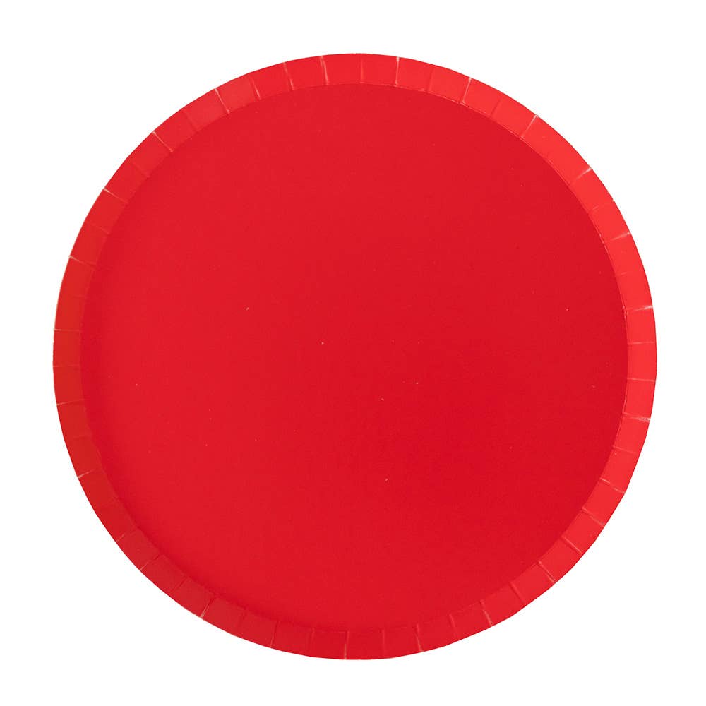 Cherry Red Dinner Plates