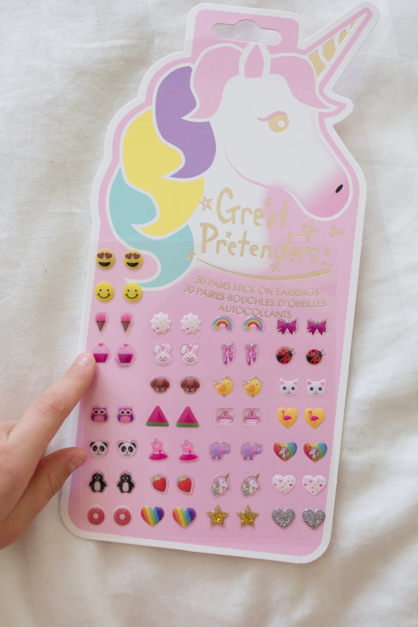 Sticker Earrings: Unicorn