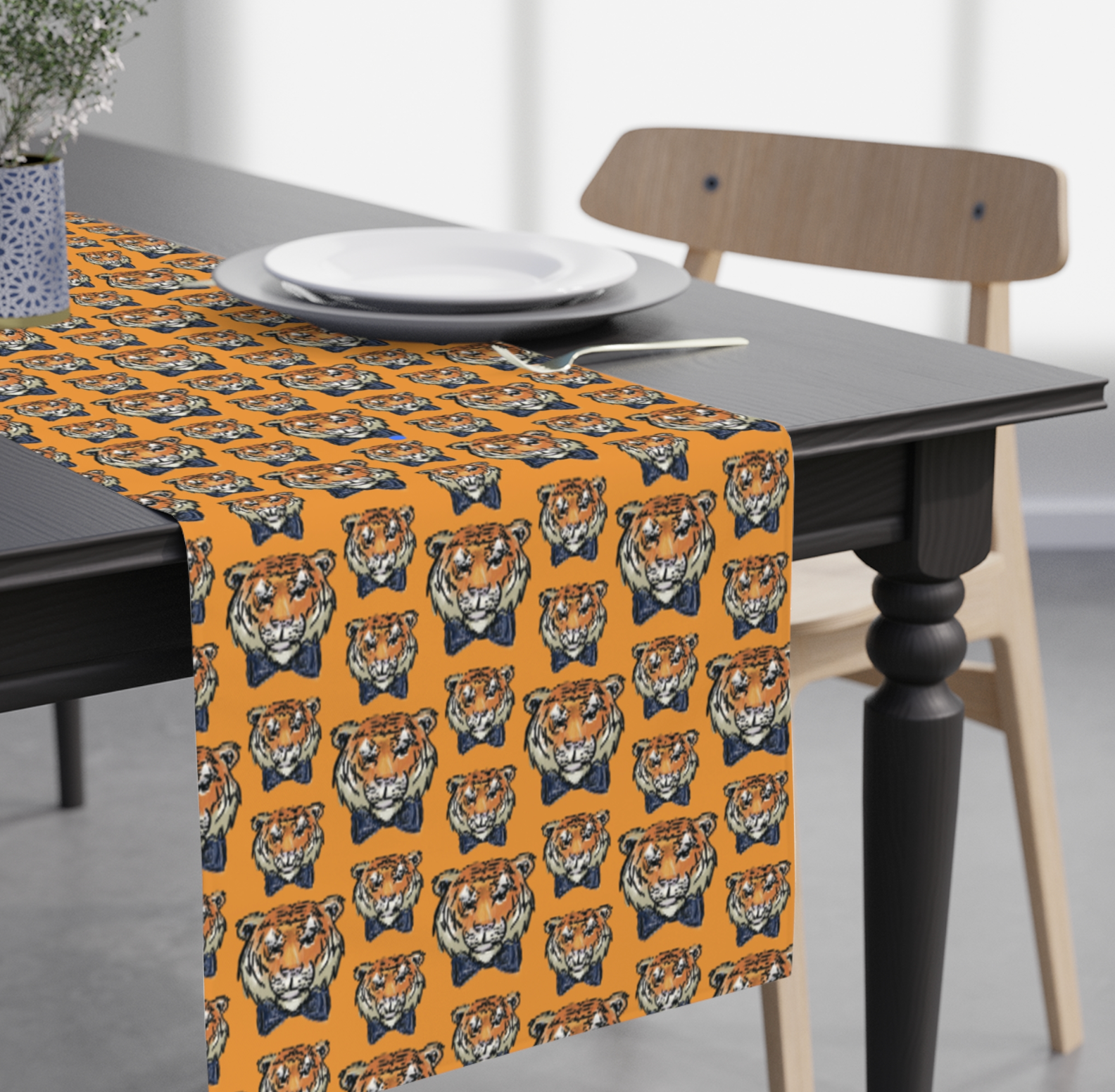 Tiger Paper Table Runner