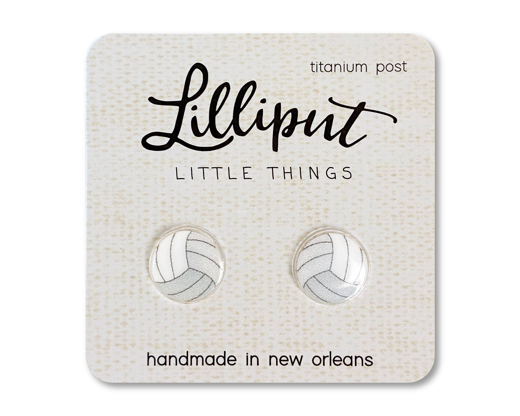 Hypoallergenic Earrings: Volleyball