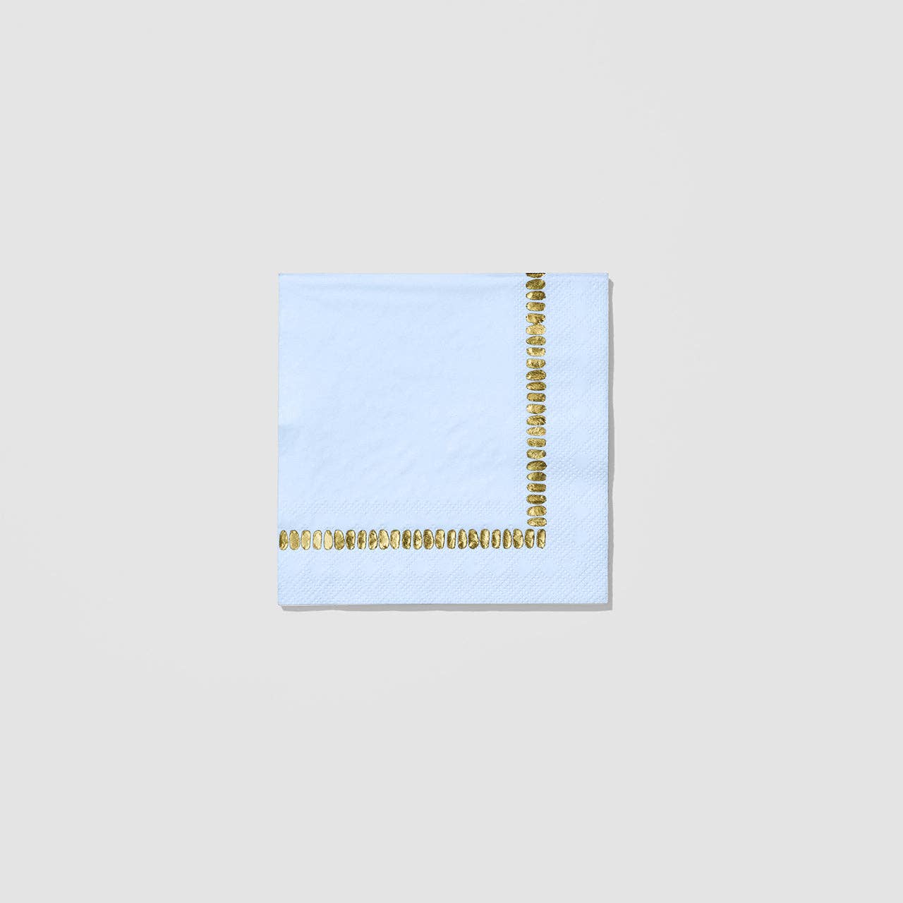 Cocktail Napkins: Pale Blue Brushstroke