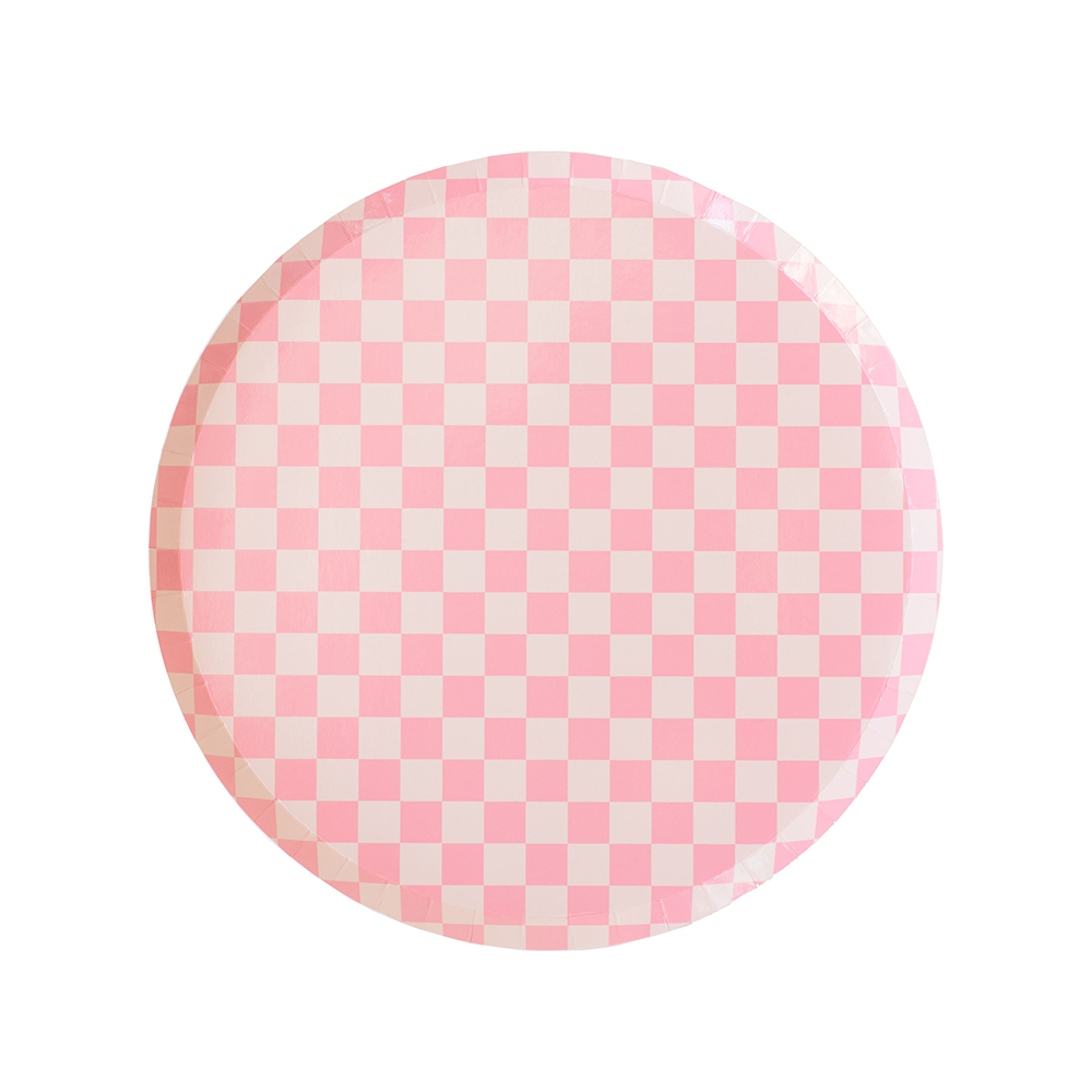 Dessert Plates: Check It! Tickle Me Pink Plates