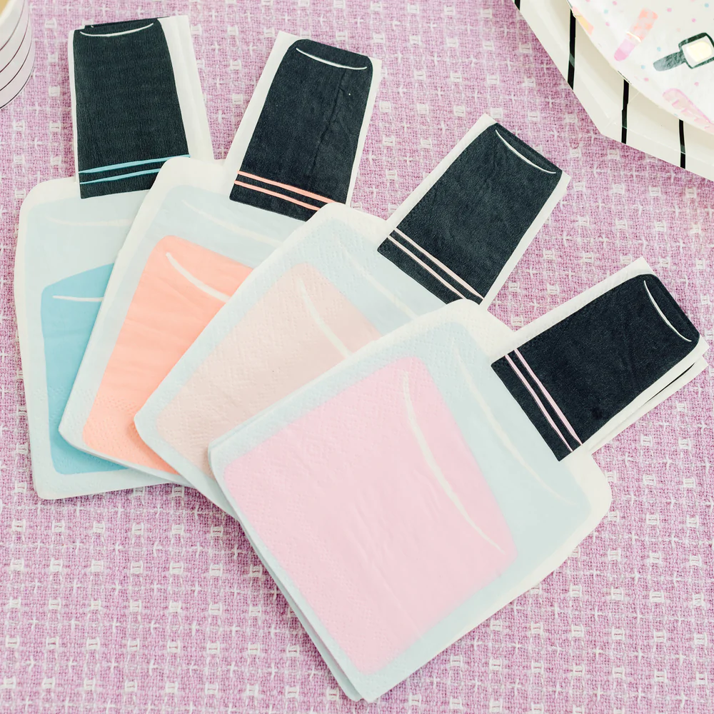 Large Napkins: Sweet Dreams Nail Polish