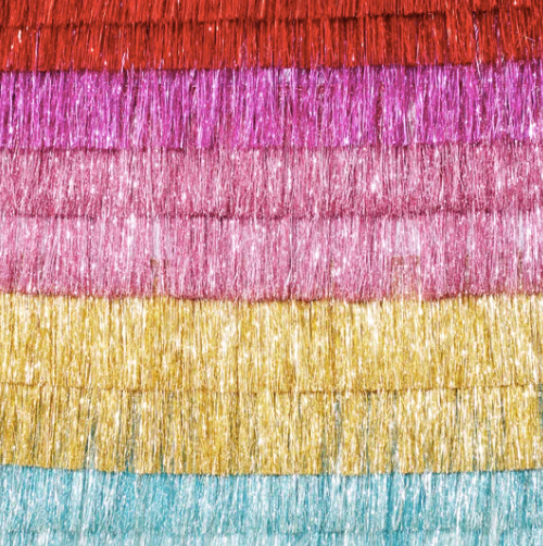 Gold Tinsel Fringe Garland