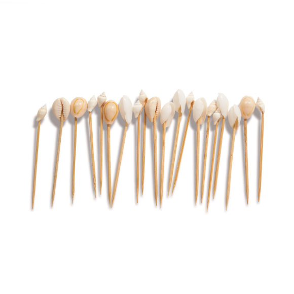 Seashell Hors D'Oeuvre Picks (Multiple Styles Available)