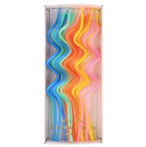 Mixed Swirly Candles