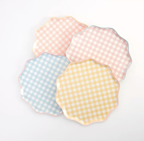 Side Plates: Gingham