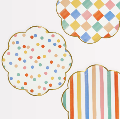 Dinner Plates: Colorful Pattern