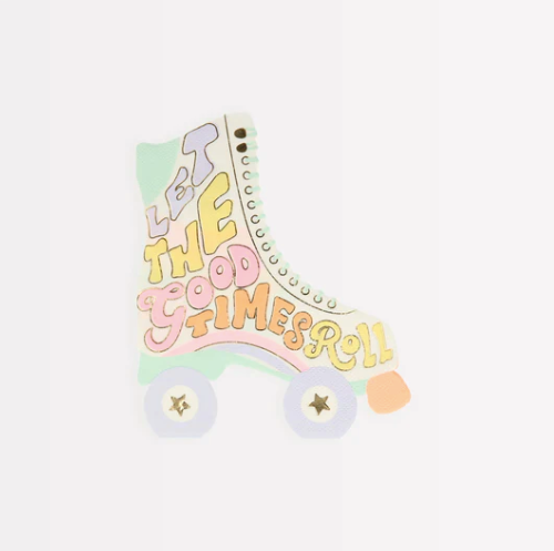 Shaped Napkins: Roller Skate