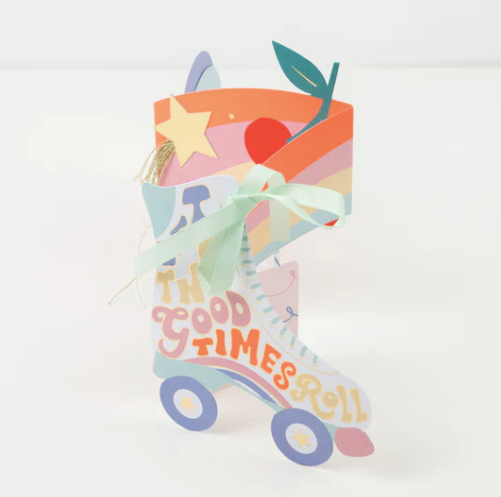 Concertina Card: Roller Skate