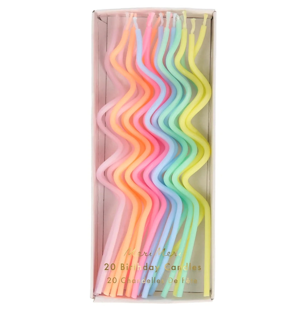 Pastel Swirly Candles