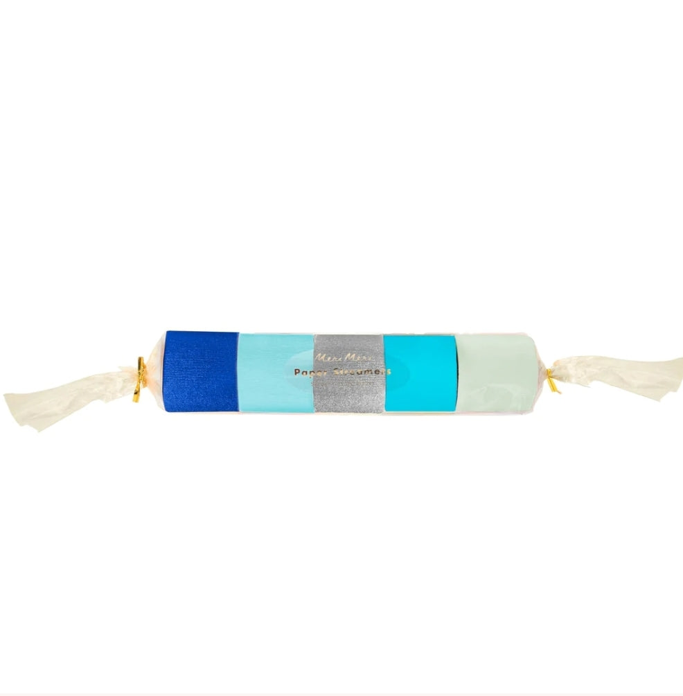 Crepe Paper Streamers: Blue