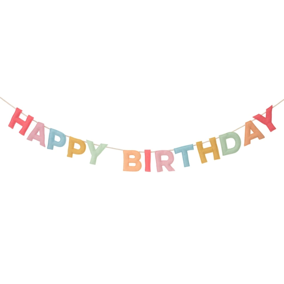 Felt Garland: Happy Birthday